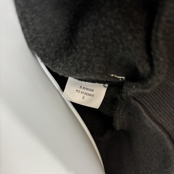 Vuori Restore 1/2 Zip Hoodie Womens Small Black Fleece Cropped Relaxed VW288 - Picture 5 of 13